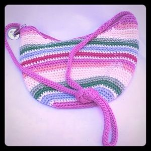 The Sak Ranbow Striped knitted Handbag